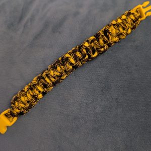 Yellow and black wristband